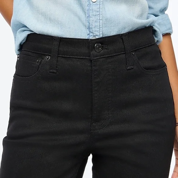 J.Crew Flare crop black jean in all-day stretch Size 31 NWT